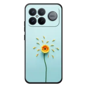Чохли з квітами для Xiaomi Poco F8 Ultra (VPrint) (Жовта квітка)