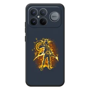 Naruto Anime Чехлы для :Xiaomi Поко F8 Ультра (AlphaPrint) (золотой Наруто)