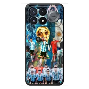 Чехлы Месси для Xiaomi Poco F9 Pro (AlphaPrint) (Аргентина Месси)