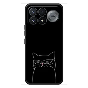 Чохол з принтом «Байдужий кіт» для Xiaomi Poco F9 Pro
