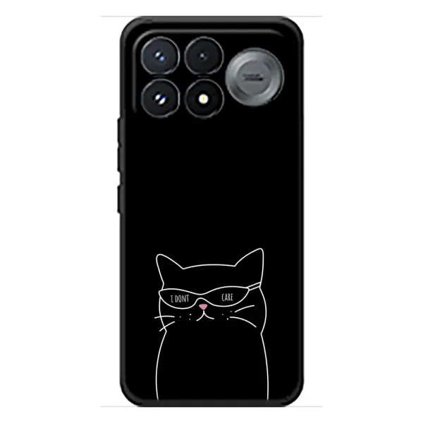 Чохол з принтом «Байдужий кіт» для Xiaomi Poco F9 Pro