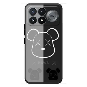 Чехлы для Xiaomi Poco F9 Pro - Bearbrick Louis Vuitton (PREMIUMPrint) (БеарБрик глаза)