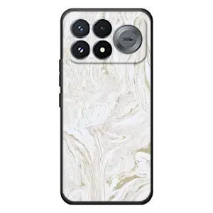 Мраморный чехол на Xiaomi Poco F9 Pro (VPrint) (Белый мрамор)