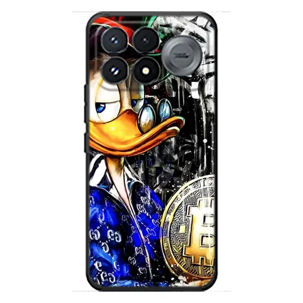 Чехол с принтом «Биткойн Скрудж» для Xiaomi Poco F9 Pro