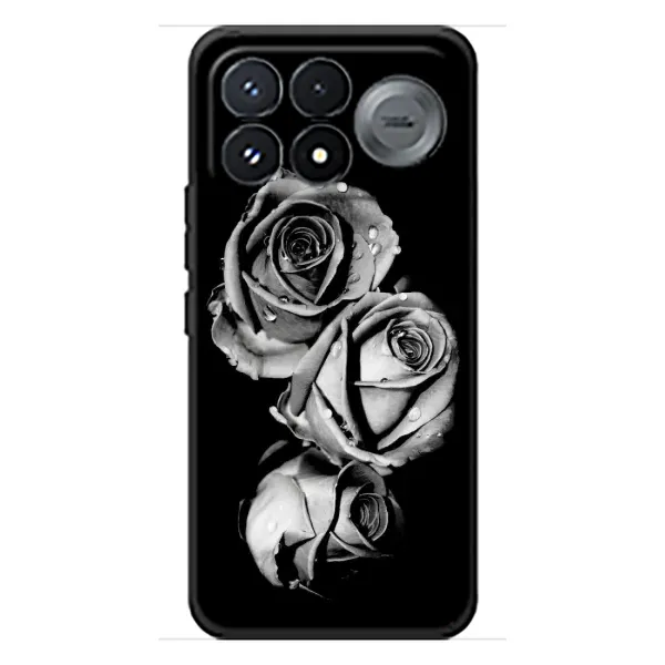 Чохол з принтом «Чорна троянда» для Xiaomi Poco F9 Pro