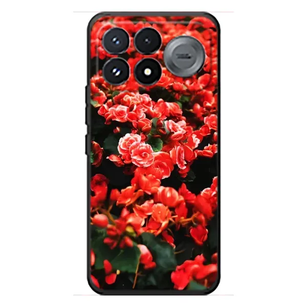Чохол з принтом «Квіти червоні» для Xiaomi Poco F9 Pro
