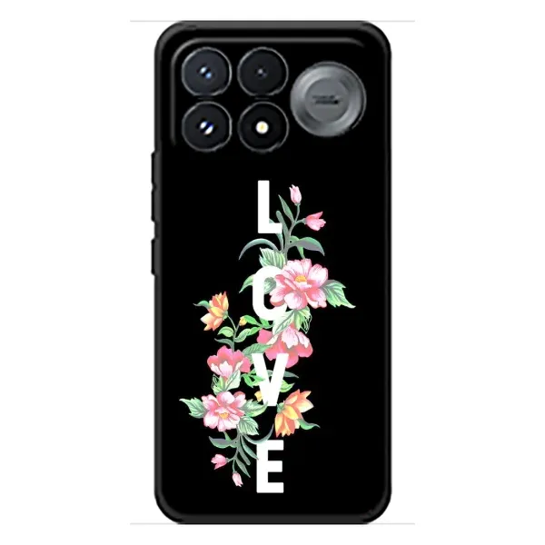 Чехол с принтом «Цветы LOVE» для Xiaomi Poco F9 Pro