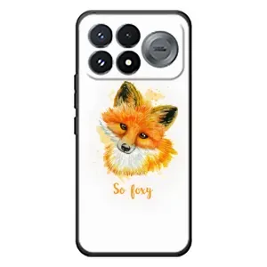 Чехлы с картинкой Лисички для Xiaomi Poco F9 Pro (VPrint) (Девочка Лиса)