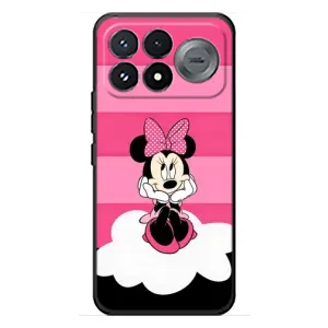 Эксклюзивный чехол для Xiaomi Poco F9 Pro (AlphaPrint - Мультяшные) (Девочка Maus)