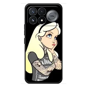 Чехол с печатью для Xiaomi Poco F9 Pro - (Мода) (AlphaPrint) (Девочка в тату)