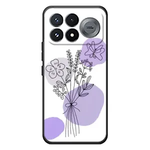 Чехол с принтом «Букет фиолетовая абстракция» для Xiaomi Poco F9 Pro