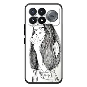 Чехол с печатью для Xiaomi Poco F9 Pro - (Мода) (AlphaPrint) (Фото девочки)
