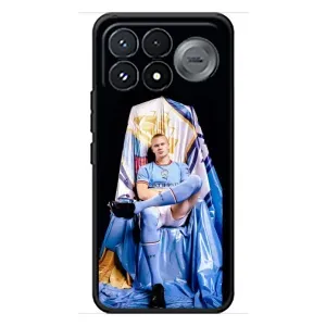 Чехлы с футболистом Ерлинг Холанд для Xiaomi Poco F9 Pro (AlphaPrint) (футболист Холанн)