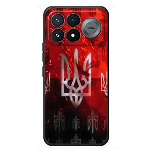 Украинские Чехлы для Xiaomi Poco F9 Pro с картинкой УПА (AlphaPrint) (ГЕРБ УПА)