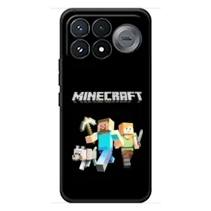 Чохол Майнкрафт на Xiaomi Poco F9 Pro (AlphaPrint) Minecraft (герої Minecraft)