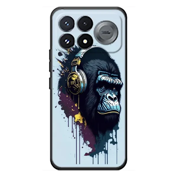 Чохол з принтом «Горила в навушниках» для Xiaomi Poco F9 Pro