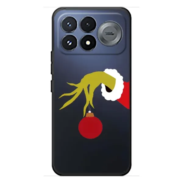 Чохол з принтом «Грінч з іграшкою» для Xiaomi Poco F9 Pro