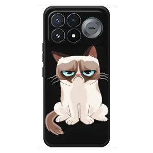Чехол с принтом для Xiaomi Poco F9 Pro (AlphaPrint) Модные коты (Грустный кот)