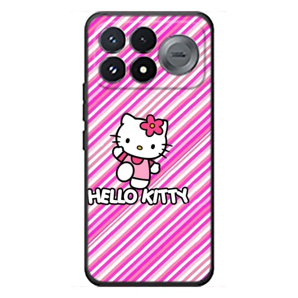 Чохол з принтом «Hello Kytty» для Xiaomi Poco F9 Pro