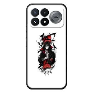 Чехлы на тему: Итачи Учиха для Xiaomi Poco F9 Pro (AlphaPrint) (Итачи с атрибутами)