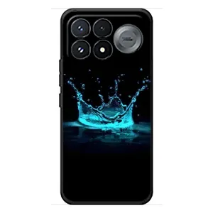 Чехол с Короной Сяоми Поко Ф9 Про - (AlphaPrint) (Капля короны)