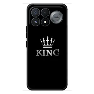 Чехол с Короной Сяоми Поко Ф9 Про - (AlphaPrint) (KING)