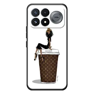 Чехлы Луи Витон для Xiaomi Poco F9 Pro (AlphaPrint - LOUIS VUITTON) (кофе LOUIS VUITTON)