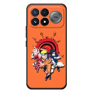 Naruto Anime Чехлы для Сяоми Поко Ф9 Про (AlphaPrint) (команда Наруто)
