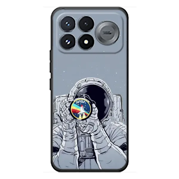 Чохол з принтом «Космонавт фото» для Xiaomi Poco F9 Pro