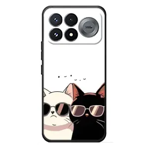 Чохол з принтом «Коти в окулярах» для Xiaomi Poco F9 Pro