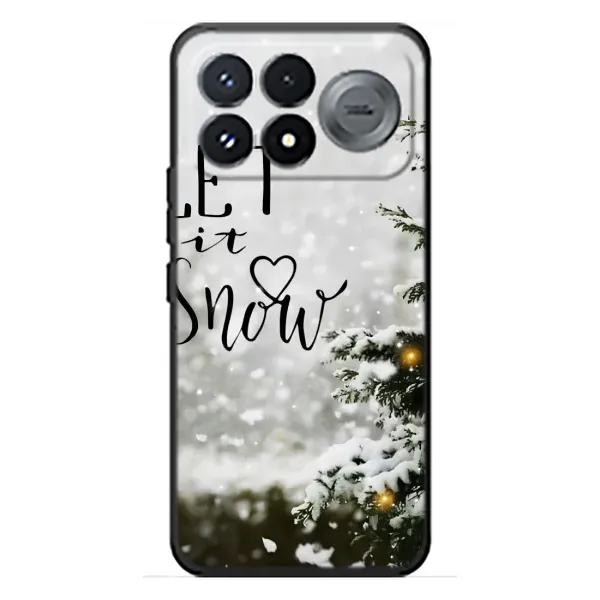 Чехол с принтом «Let it snow» для Xiaomi Poco F9 Pro