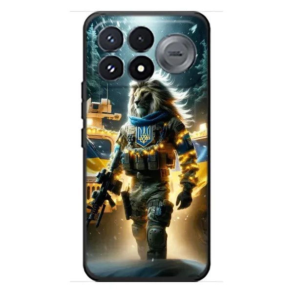 Чехол с принтом «ЛЕВ ЗСУ» для Xiaomi Poco F9 Pro