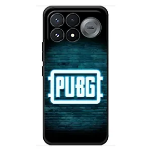 Чехол PUBG для Сяоми Поко Ф9 Про (AlphaPrint) (Лого PUBG)