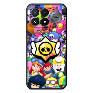 Чехол для Xiaomi Poco F9 Pro Бравл Старс (VPrint) (Лого Brawl Stars)