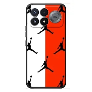 Чехлы для Xiaomi Poco F9 Pro - с картинкой JORDAN (AlphaPrint) (Лого Джордан)