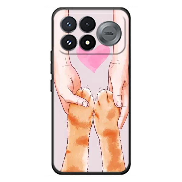 Чохол з принтом «Любовь до котиків» для Xiaomi Poco F9 Pro