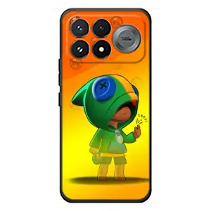 Чехол для Xiaomi Poco F9 Pro Бравл Старс (VPrint) (Мальчик Леон)