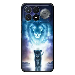 Чехол со Львом для Xiaomi Poco F9 Pro (VPrint) (Маленький лев)