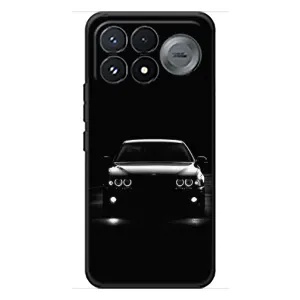 Чехол для Сяоми Поко Ф9 Про - с принтом БМВ (AlphaPrint) (Машина BMW)