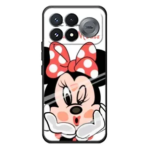 Эксклюзивный чехол для Xiaomi Poco F9 Pro (AlphaPrint - Мультяшные) (Маус Минни)
