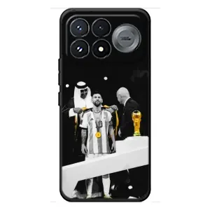 Чохол з принтом «Мессі коронований» для Xiaomi Poco F9 Pro
