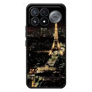 Чохол Ейфелева Вежа Xiaomi Poco F9 Pro - (AlphaPrint) (Нічний Париж)