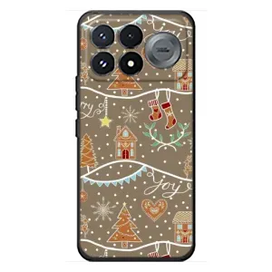 Новорічні, Святкові Чохли для Xiaomi Poco F9 Pro - 2024 год (Новорічні пряники)