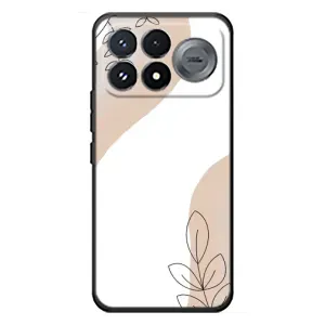 Силиконовый чехол с принтом в цветах на Xiaomi Poco F9 Pro