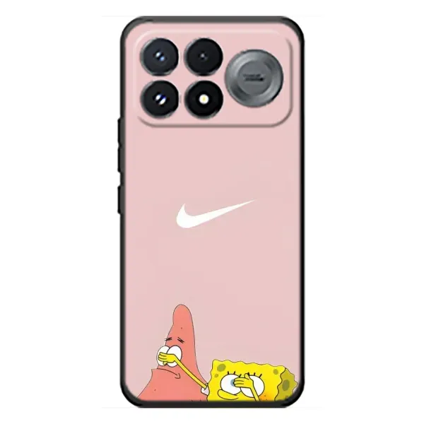 Чохол з принтом «Патрік і Губка» для Xiaomi Poco F9 Pro