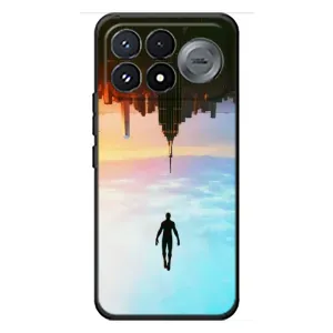 Чохол з людиною павуком для Xiaomi Poco F9 Pro - (AlphaPrint) (Людина павук)