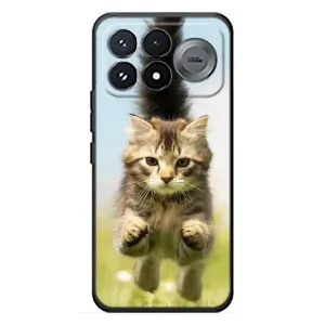 Чехлы с Котиками для Xiaomi Poco F9 Pro (VPrint) (Прыжок кота)