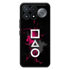 Чохол Гра в кальмара для Xiaomi Poco F9 Pro (Символи Гра кальмара)