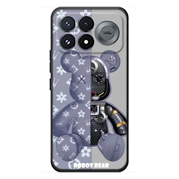 Чохол з принтом «Робот Медведик» для Xiaomi Poco F9 Pro