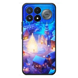 Різдвяні Чохли для Xiaomi Poco F9 Pro (VPrint) (Різдвяне місто)